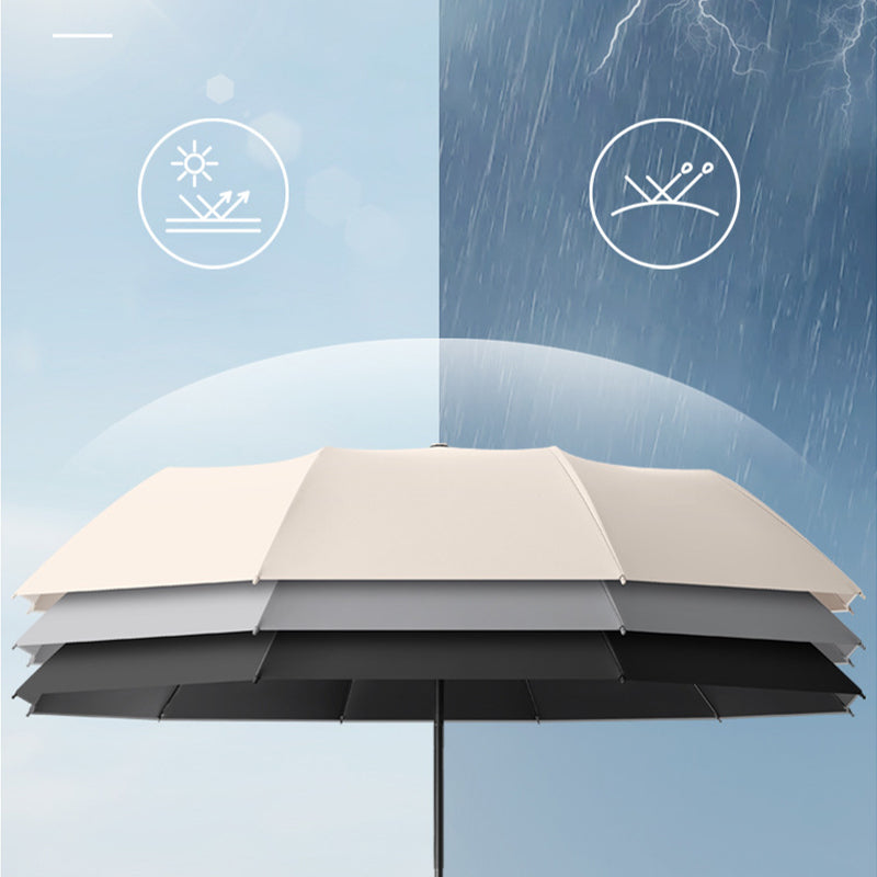 Kreativer winddichter, verstärkter Regenschirm mit Ringschnalle