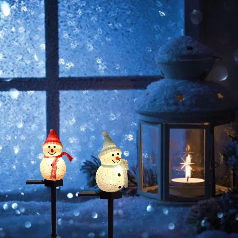 Wasserdichte Solar Schneemann Lampe