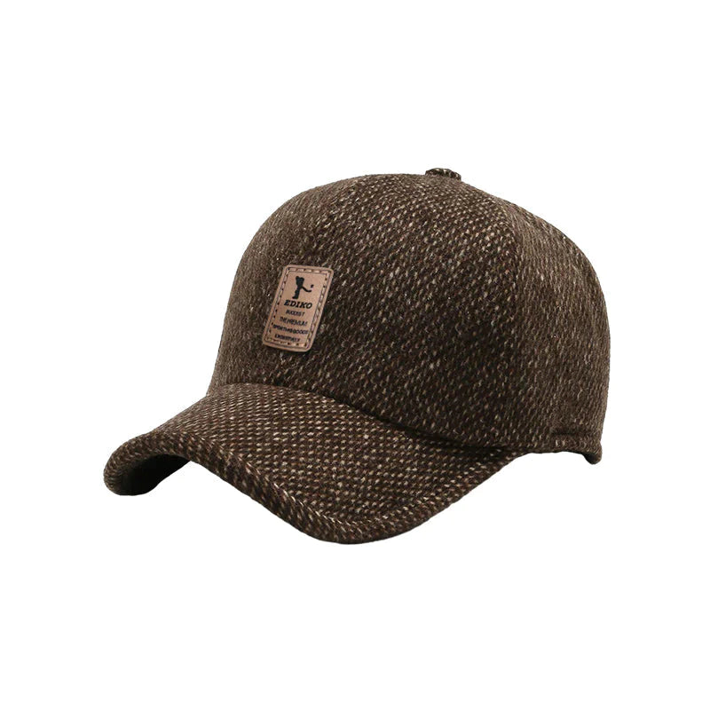 Winter-Baseballmütze mit Ohrenschützern