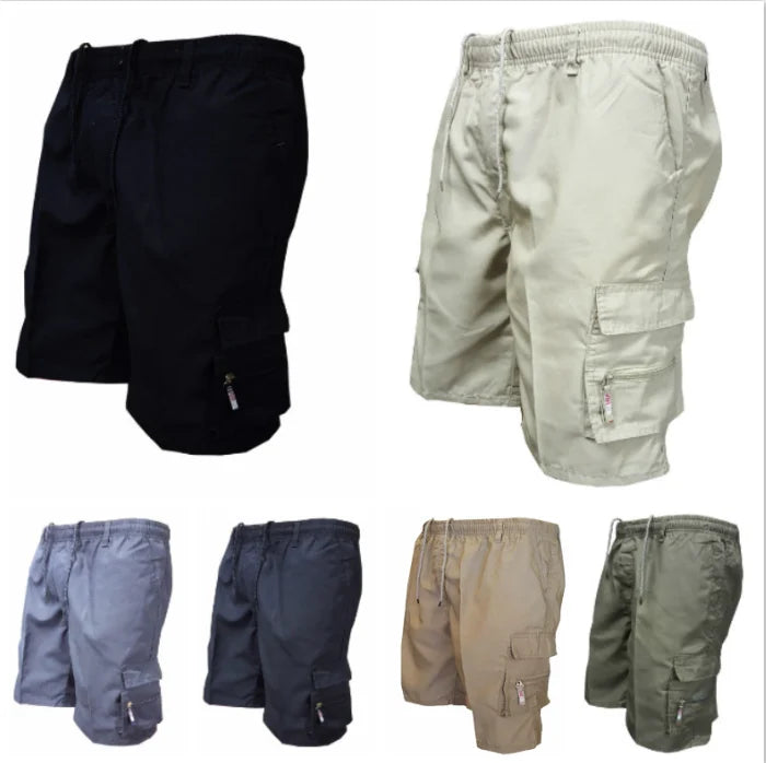 Männer beiläufige elastische Taille Shorts
