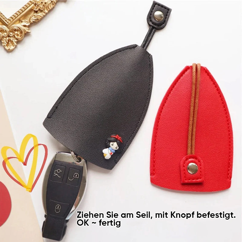 Niedlichen Früchten PU-Leder Schlüsseltasche