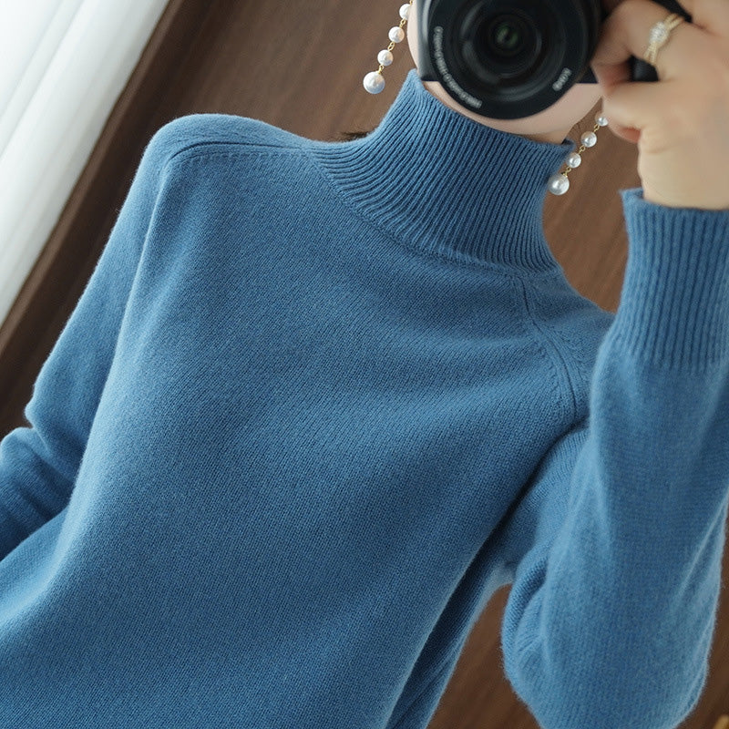 Solider Rollkragenpullover für Damen