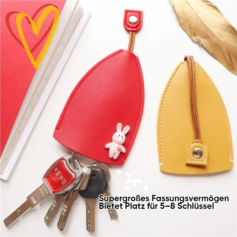 Niedlichen Früchten PU-Leder Schlüsseltasche