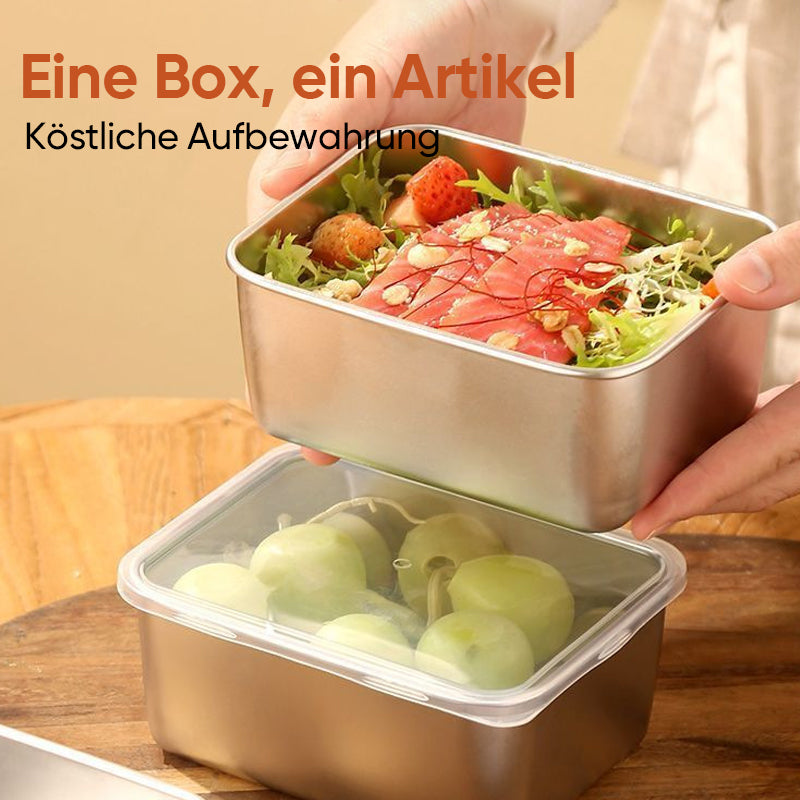 Vorratsbehälter für Lebensmittel aus Edelstahl