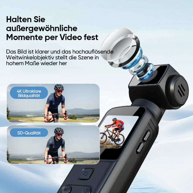 Action-Kamera im Taschenformat