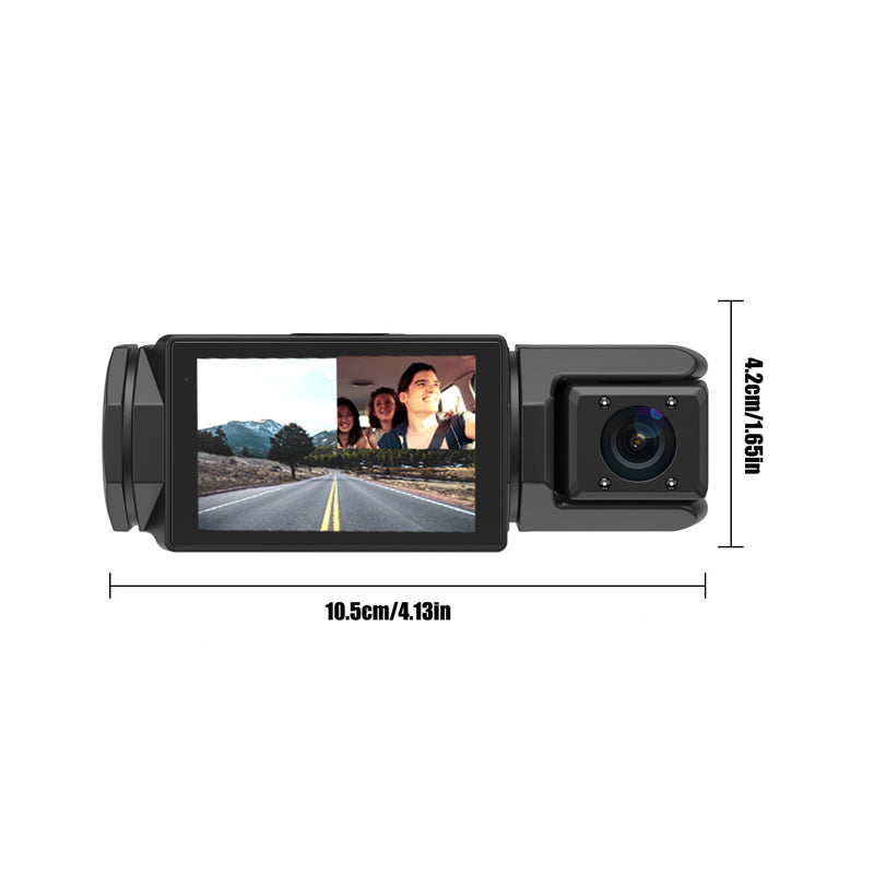 3-Objektiv-Auto-DVR-Dashcam