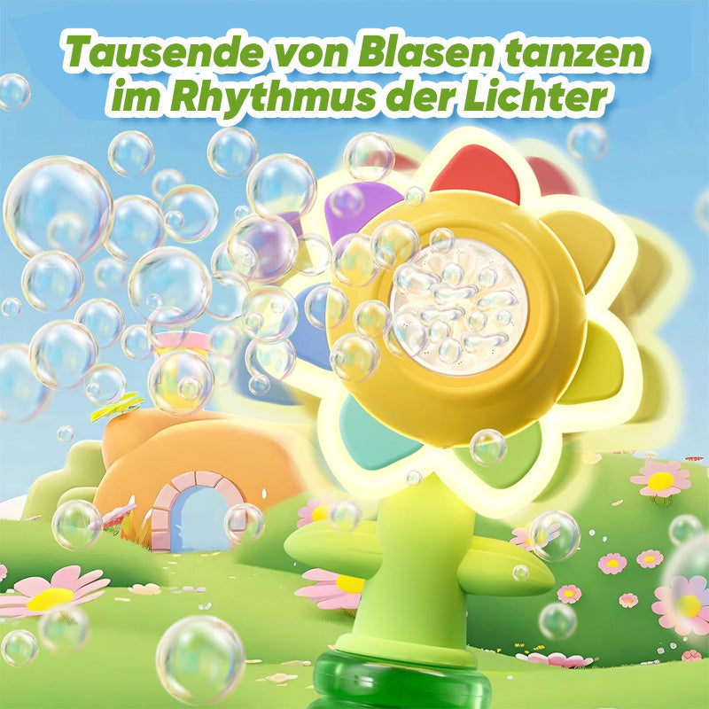 Bunte Siebenfarben-Seifenblasenmaschine