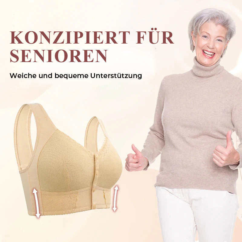 Atmungsaktiver BH mit Vorderverschluss