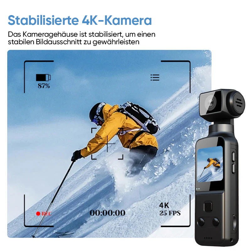 Action-Kamera im Taschenformat
