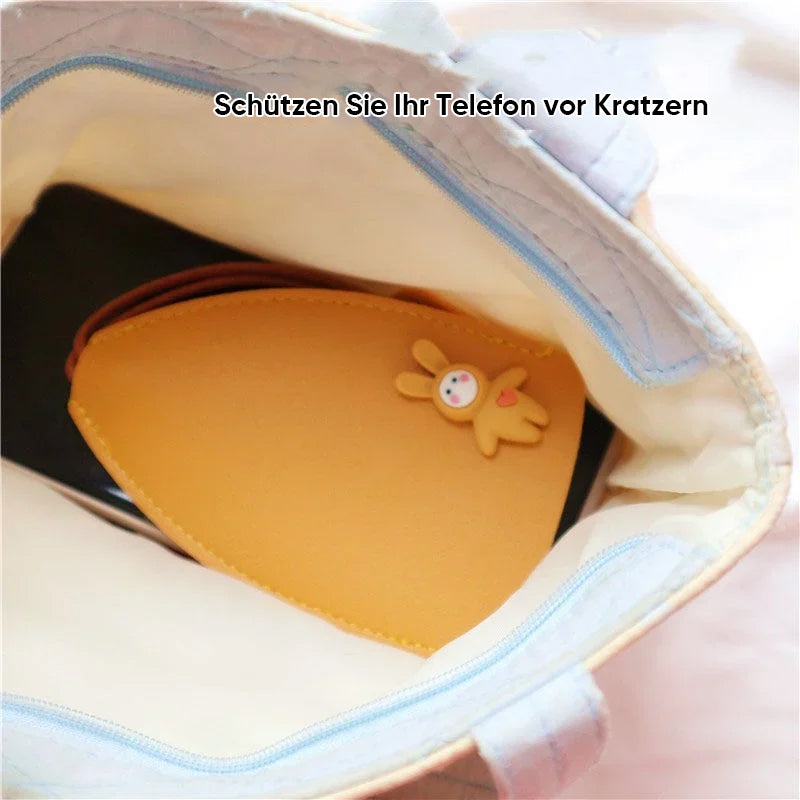 Niedlichen Früchten PU-Leder Schlüsseltasche