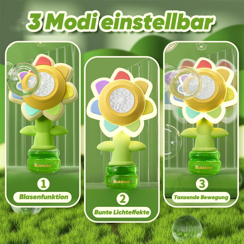 Bunte Siebenfarben-Seifenblasenmaschine