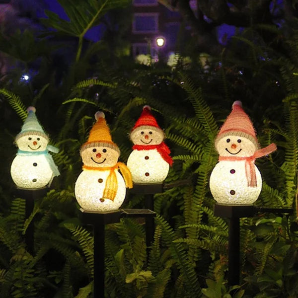 Wasserdichte Solar Schneemann Lampe