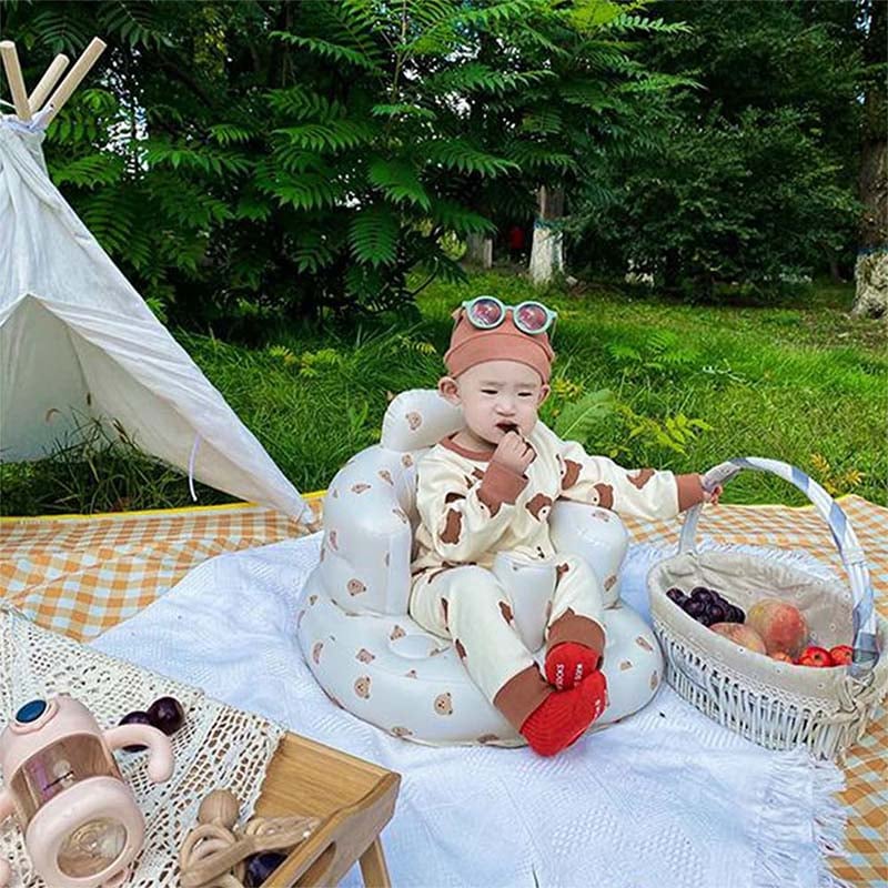 Aufblasbarer Babyhochstuhl