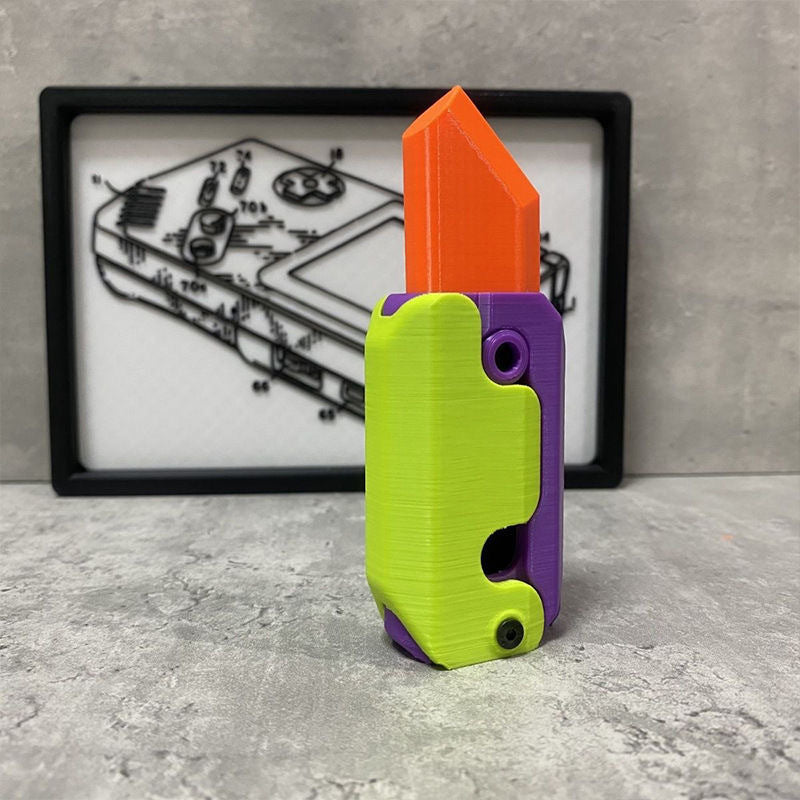 3D Schwerkraft Karottenmesser Dekompression Spielzeug
