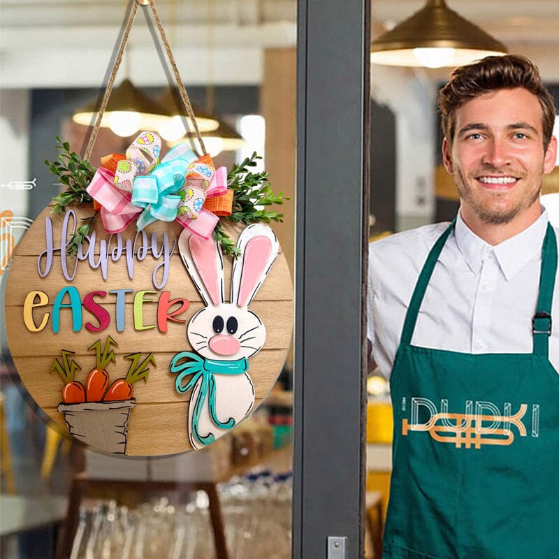 Osterhasen Kaninchen Zeichen Türschild Dekoration