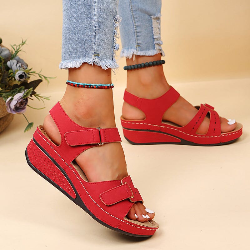 Damen Fischmaul Freizeit Sandalen