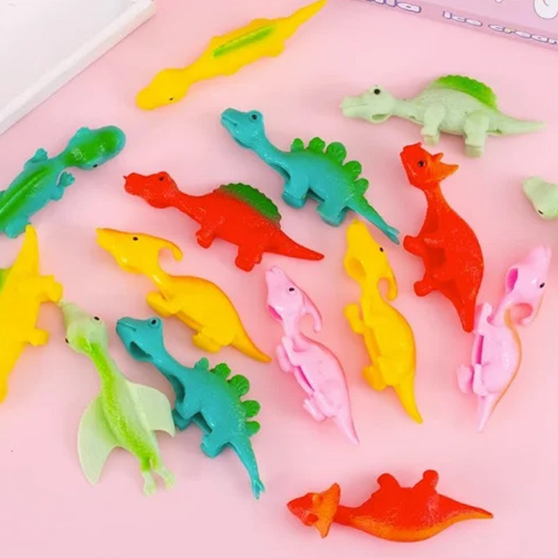 Schleuder-Dinosaurier-Fingerspielzeug