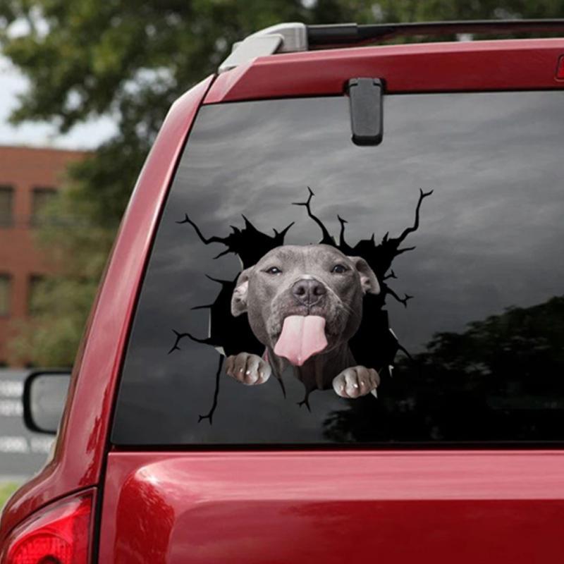 Auto Fenster Hund Aufkleber