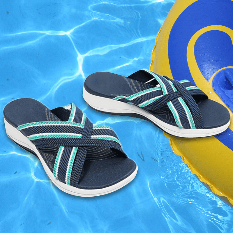 Dehnbare weiche und bequeme Sandalen