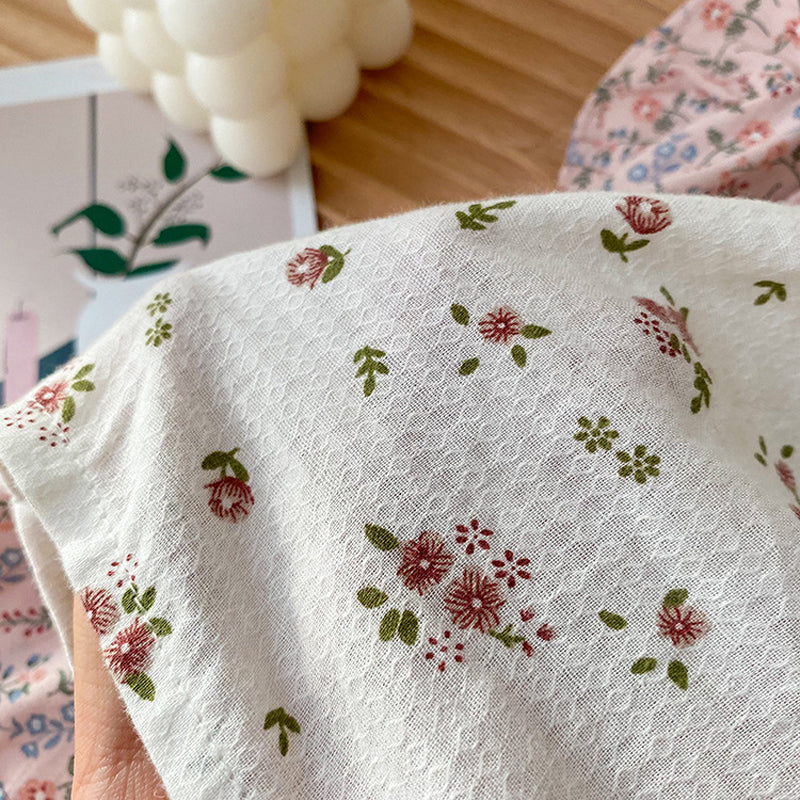 Baby Mädchen Sommer dünnes Baumwollblumenhemd