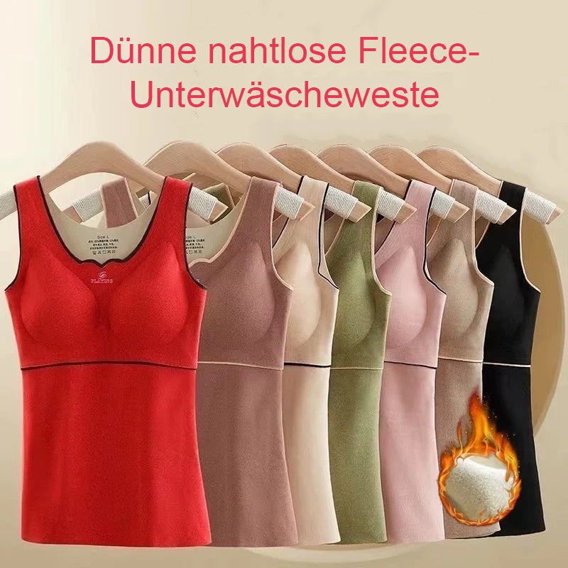 Dünne nahtlose Fleece-Unterwäscheweste