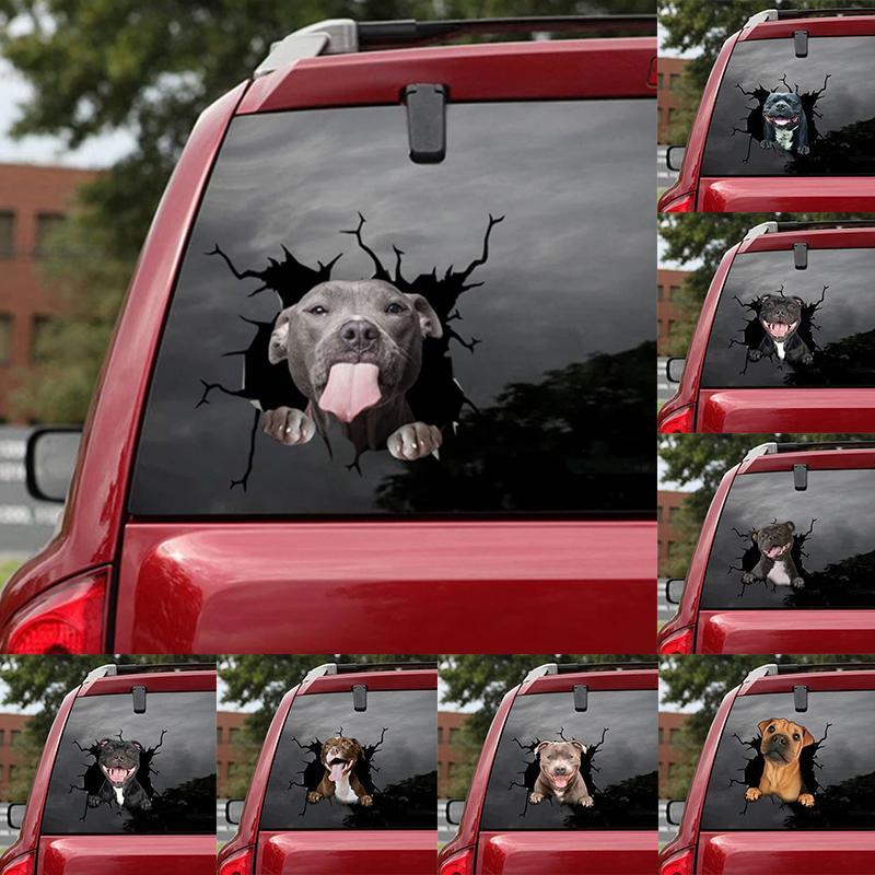 Auto Fenster Hund Aufkleber
