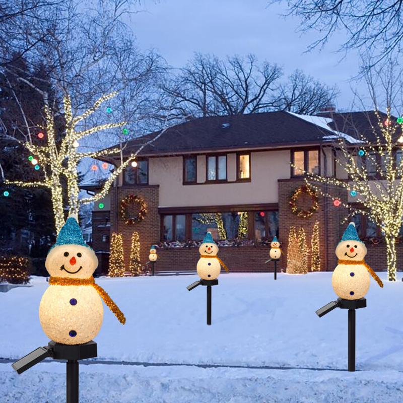 Wasserdichte Solar Schneemann Lampe