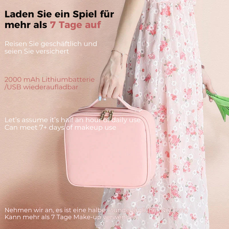 Schminktasche mit LED-Spiegel