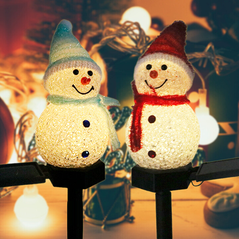 Wasserdichte Solar Schneemann Lampe