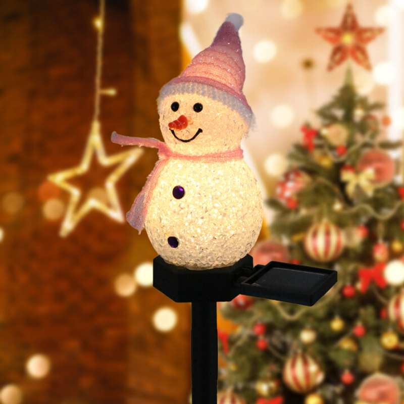 Wasserdichte Solar Schneemann Lampe