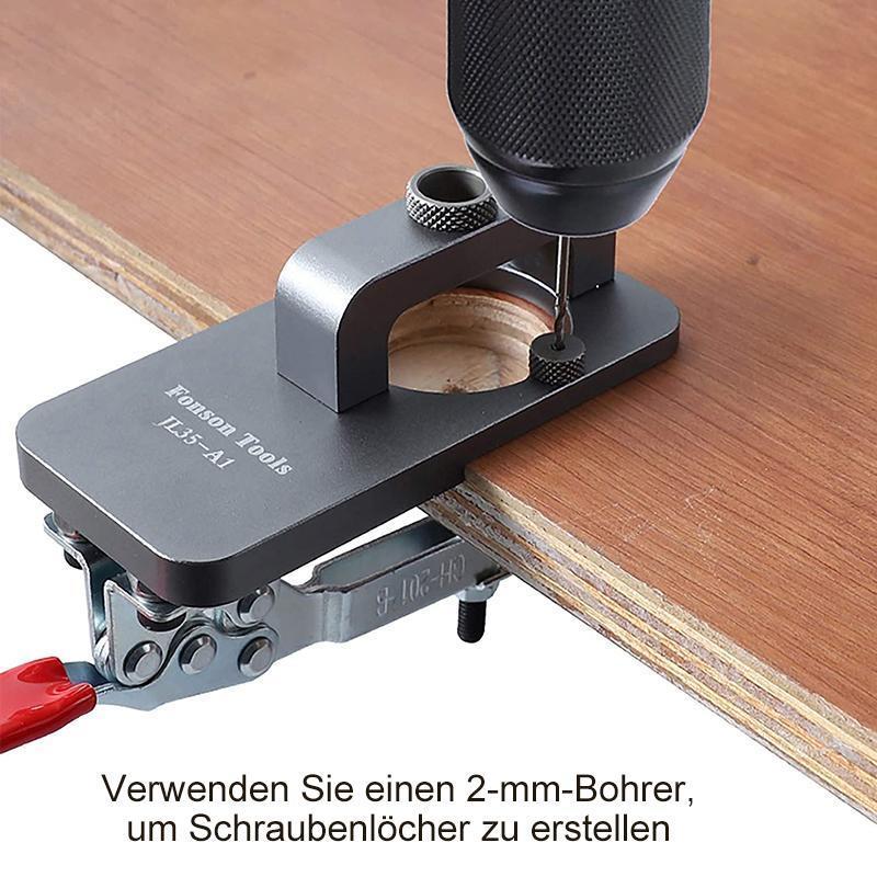 35mm / 1.37inches verdecktes Scharnier jig