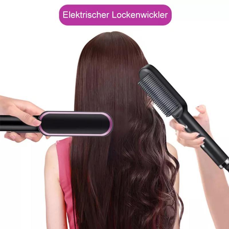 Professioneller elektrischer Haarglätter und Lockenwickler