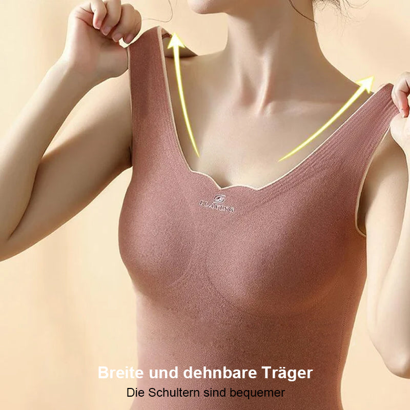 Dünne nahtlose Fleece-Unterwäscheweste