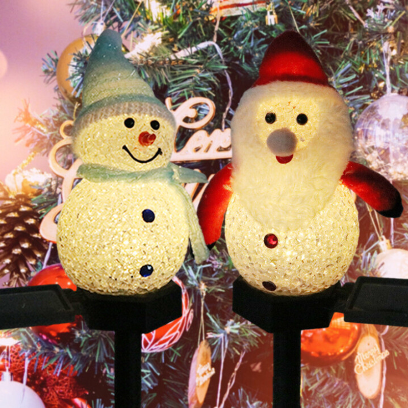 Wasserdichte Solar Schneemann Lampe