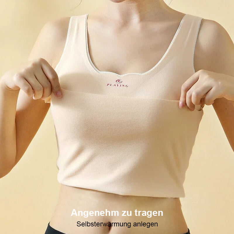 Dünne nahtlose Fleece-Unterwäscheweste