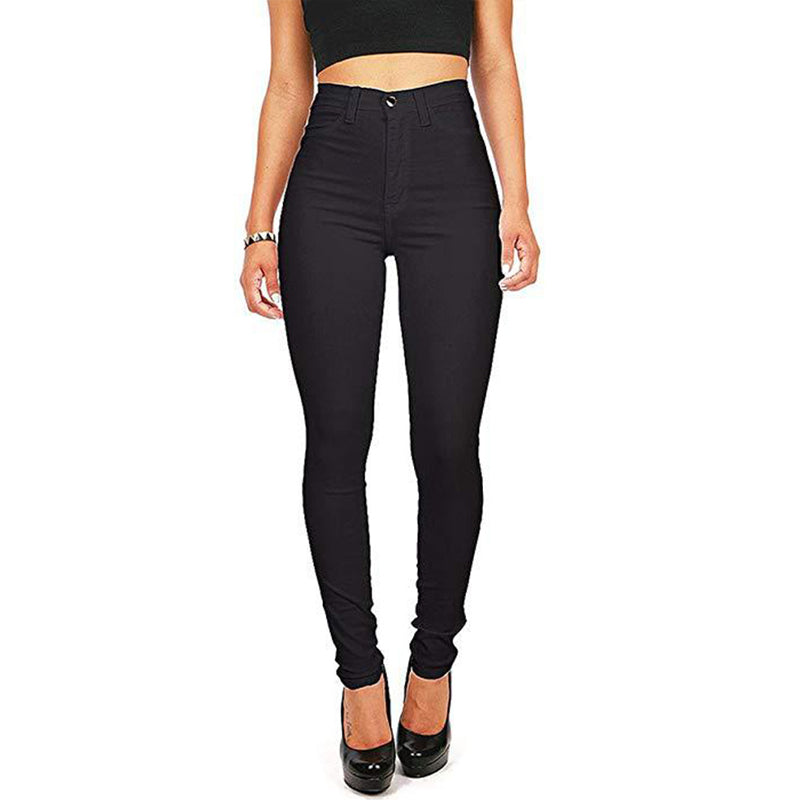 Hoher Taille Stretch Jeans