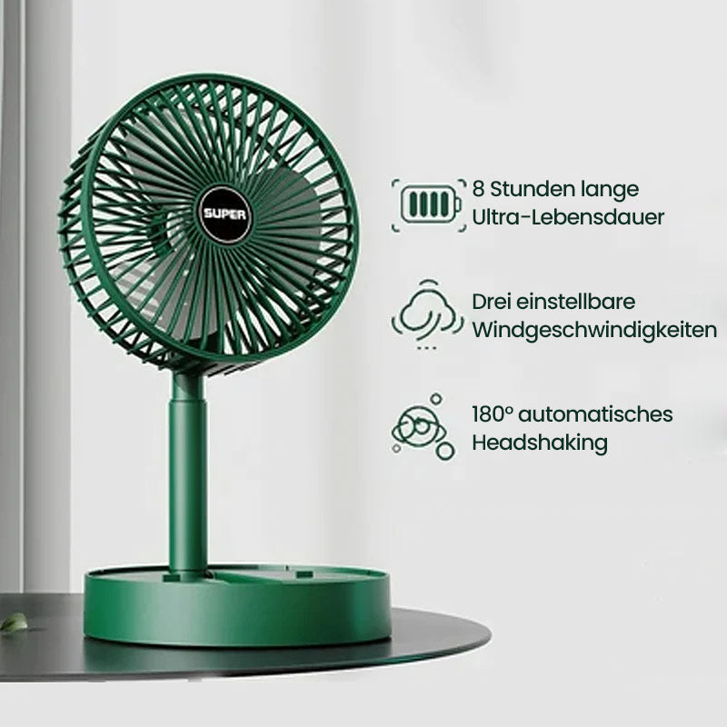 Klappbarer leiser elektrischer Desktop-USB-Lüfter