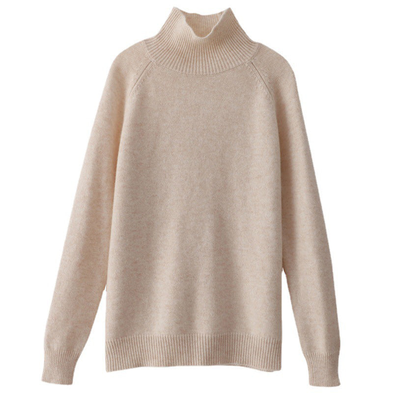 Solider Rollkragenpullover für Damen